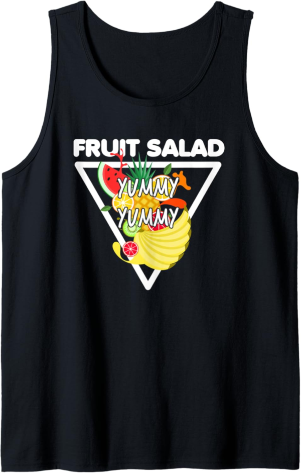 Fruit Salad Yummy Yummy Vegetarian Vegan Tank Top - Image 2